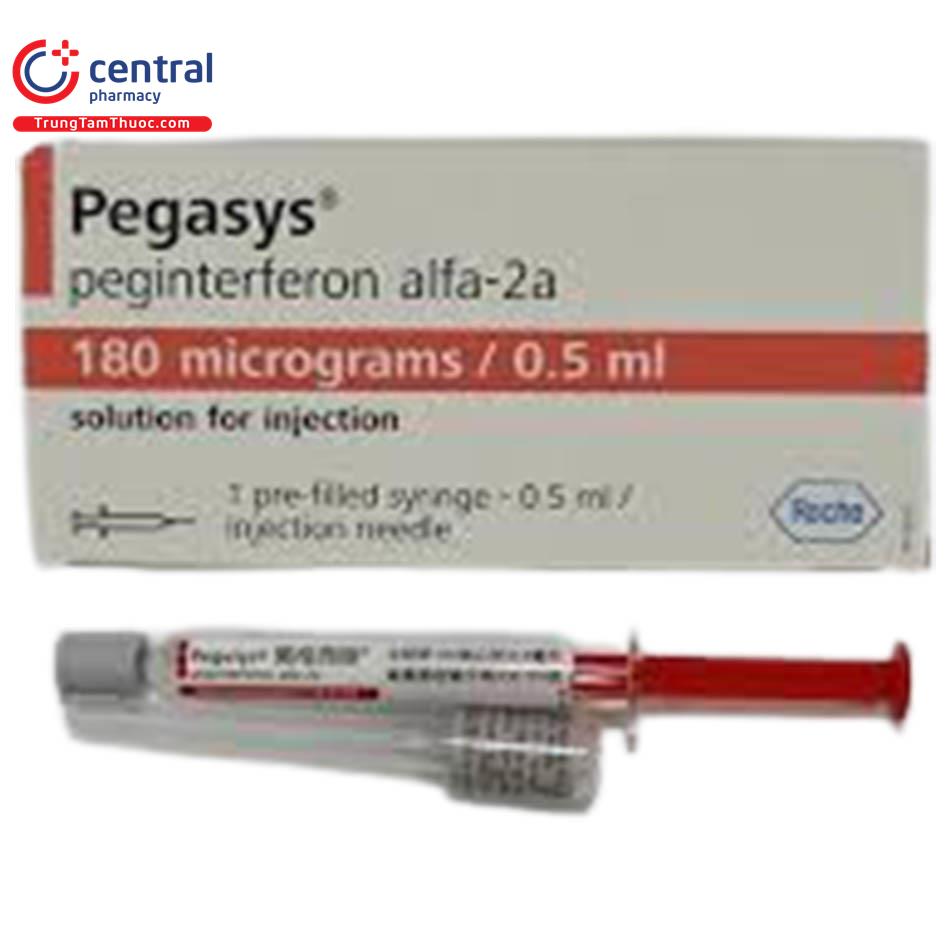Pegasys 180 mcg/0,5 ml, Injektionslösung in einer Fertigspritze
