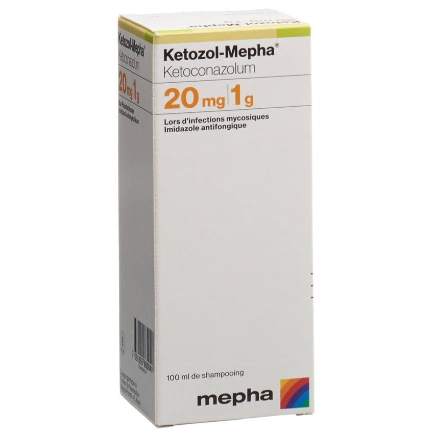KETOZOL Mepha shampooing 20 mg/g fl 100 ml