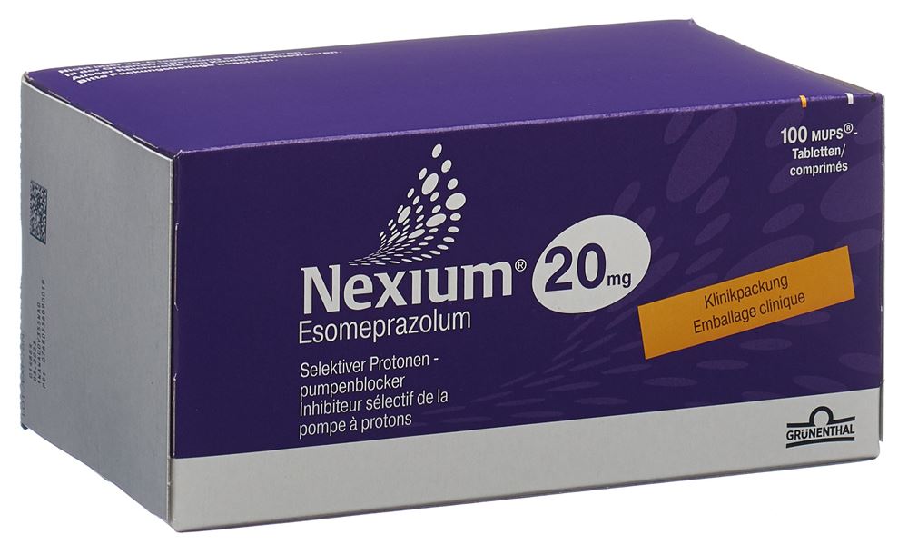NEXIUM Mups cpr 20 mg 100 pce