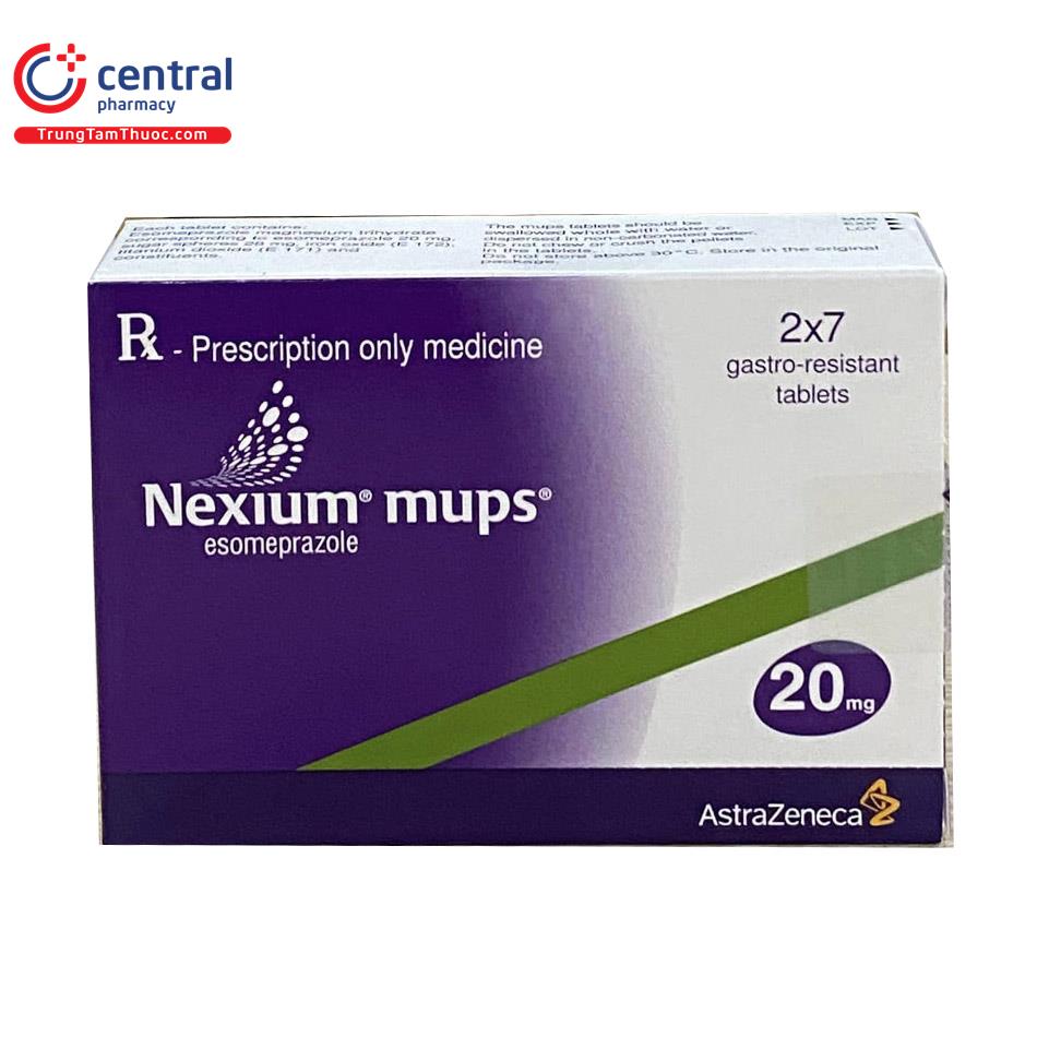 NEXIUM Mups cpr 20 mg 100 pce