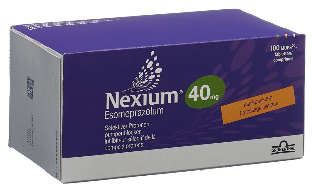 NEXIUM Mups cpr 40 mg 100 pce