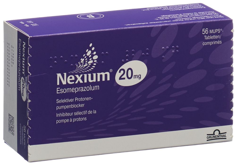 NEXIUM Mups cpr 20 mg 56 pce