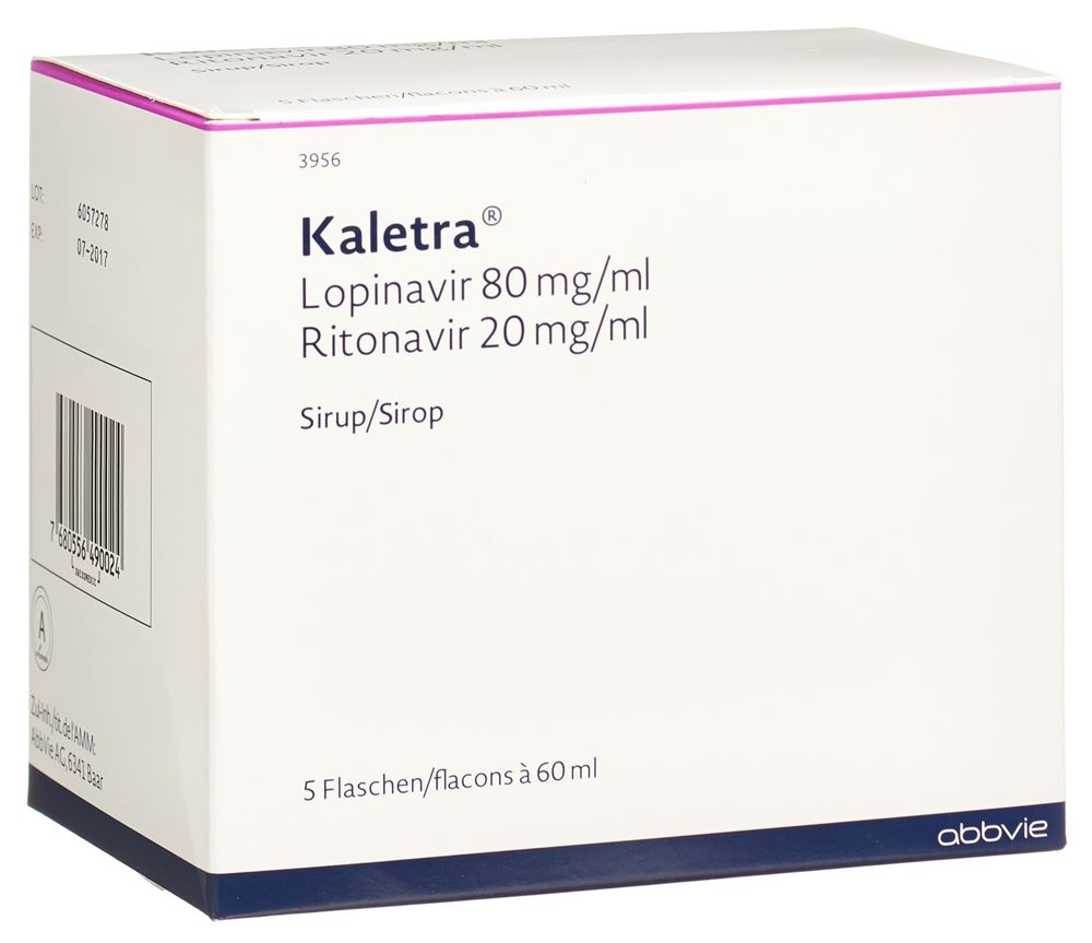 KALETRA siroup 20 mg 60 ml