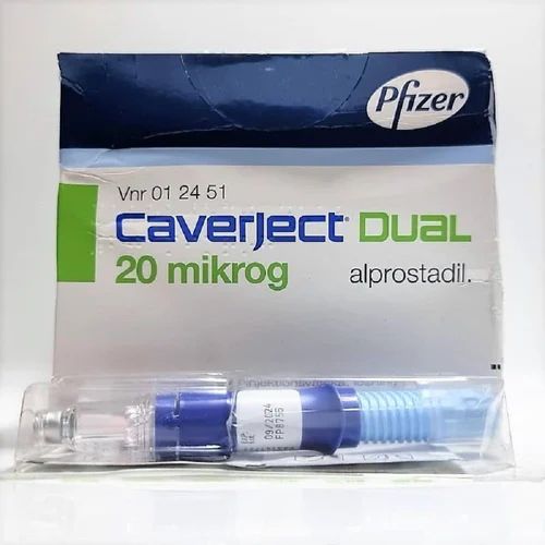 Caverject DC 20, Pulver und Lösungsmittel zur Herstellung einer Injektionslösung in einer Fertigspritze