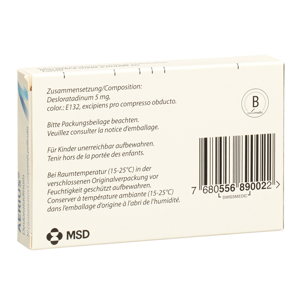 Aerius, Filmtabletten