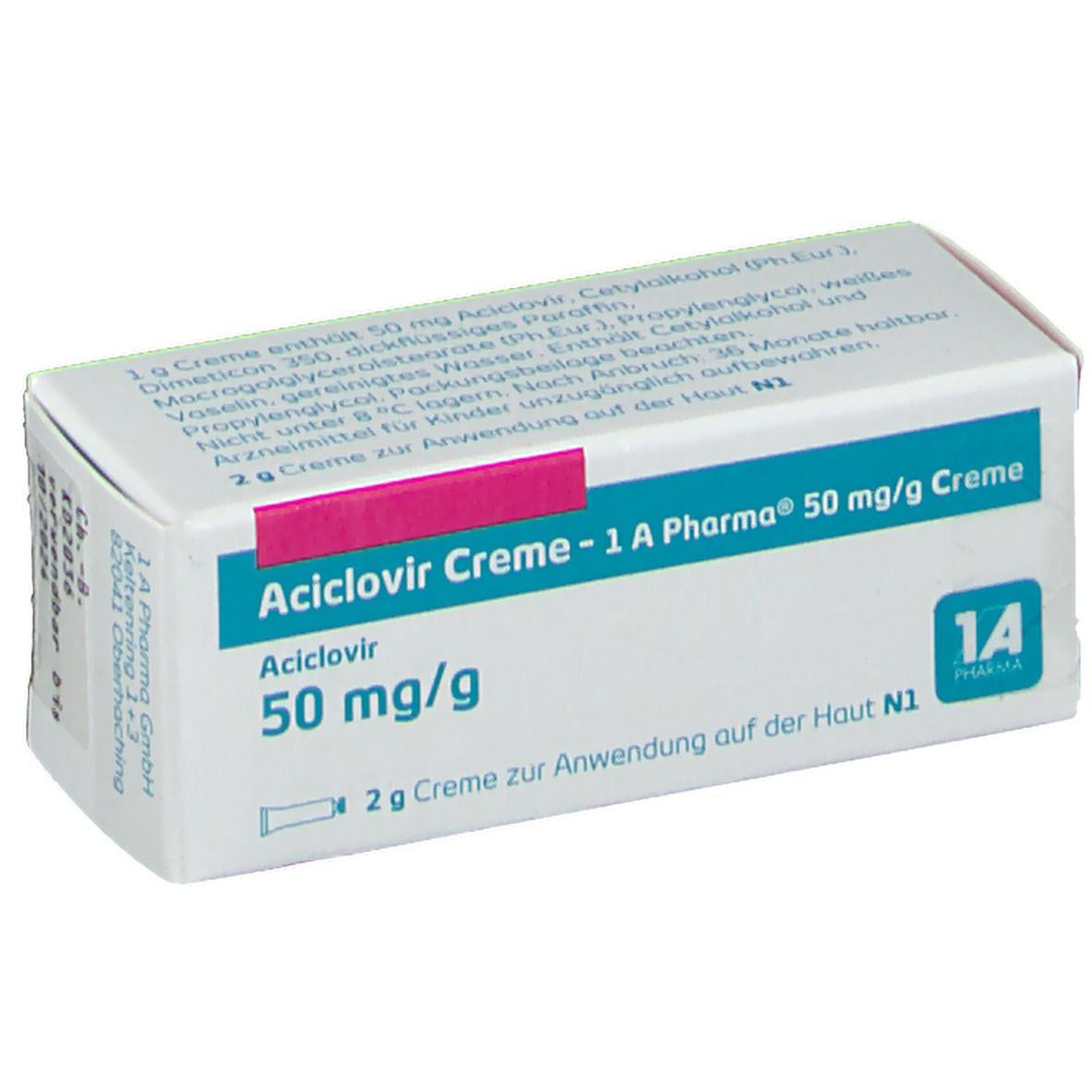 ACYCLOVIR Zentiva crème 50 mg/g 2 tb 5 g