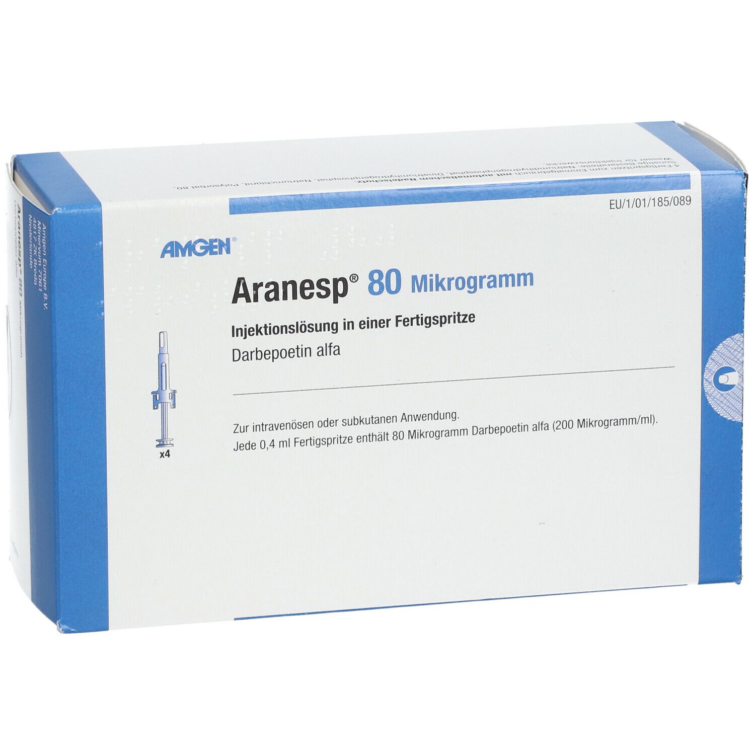 Aranesp 80 Mikrogramm, Injektionslösung in Fertigspritze