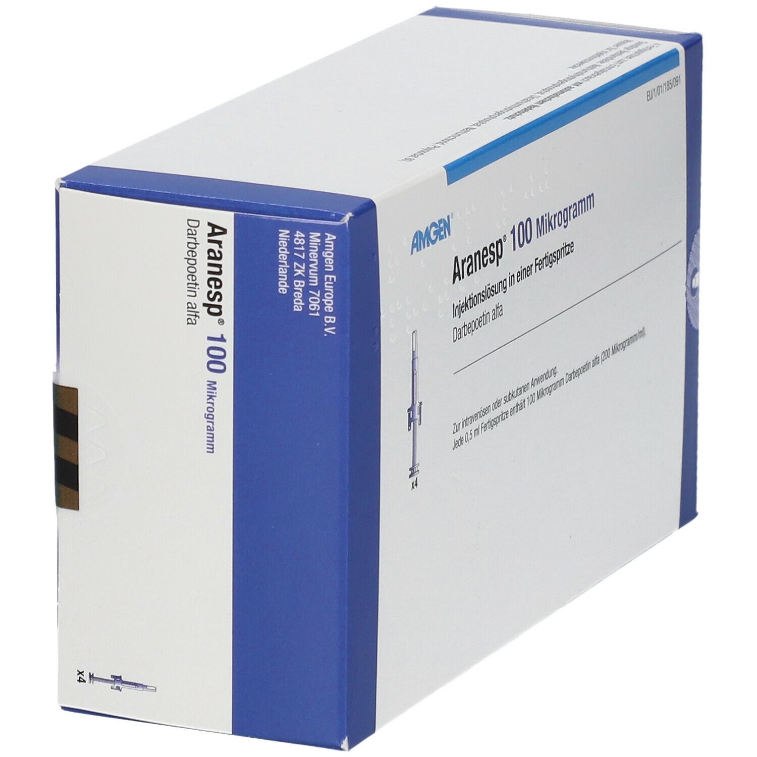 Aranesp 100 Mikrogramm, Injektionslösung in Fertigspritze