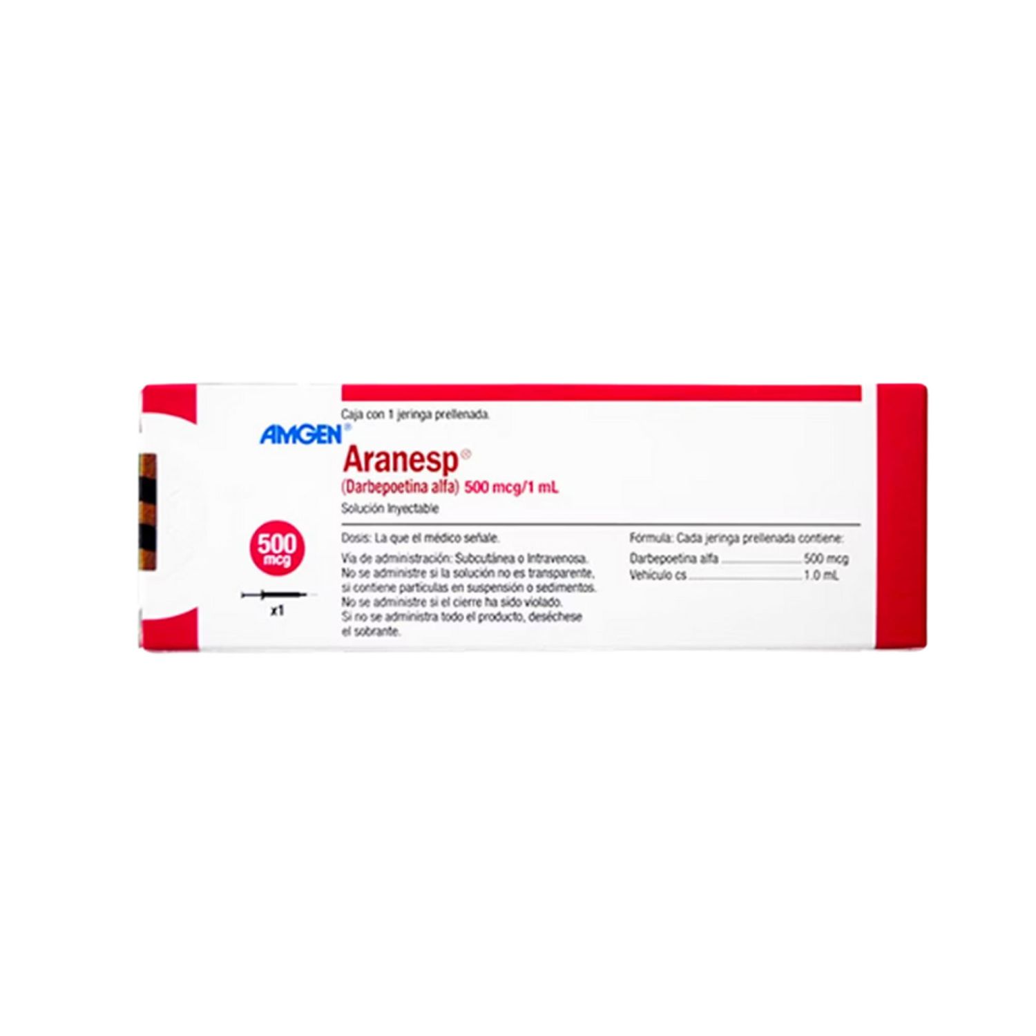 Aranesp 500 Mikrogramm, Injektionslösung in Fertigspritze
