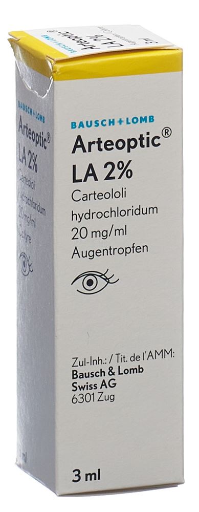 ARTEOPTIC LA gtt opht 2 % fl 3 ml