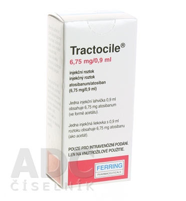 Tractocile 6.75 mg / 0.9 ml, Injektionslösung