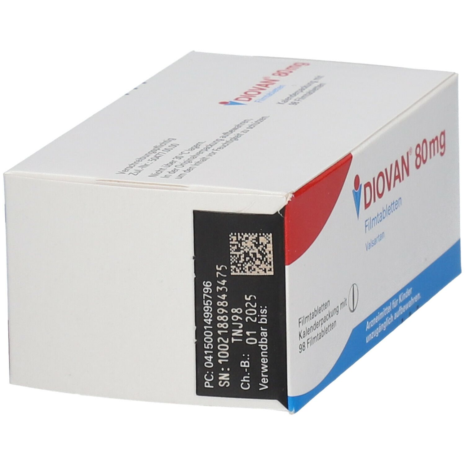 DIOVAN cpr pell 80 mg 98 pce