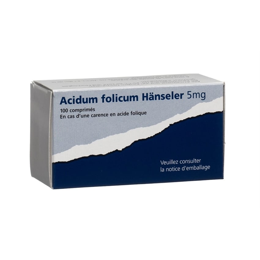Acidum Folicum Hänseler 5 mg, Tabletten