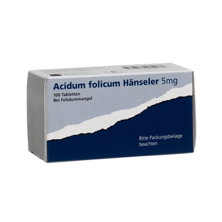Acidum Folicum Hänseler 5 mg, Tabletten