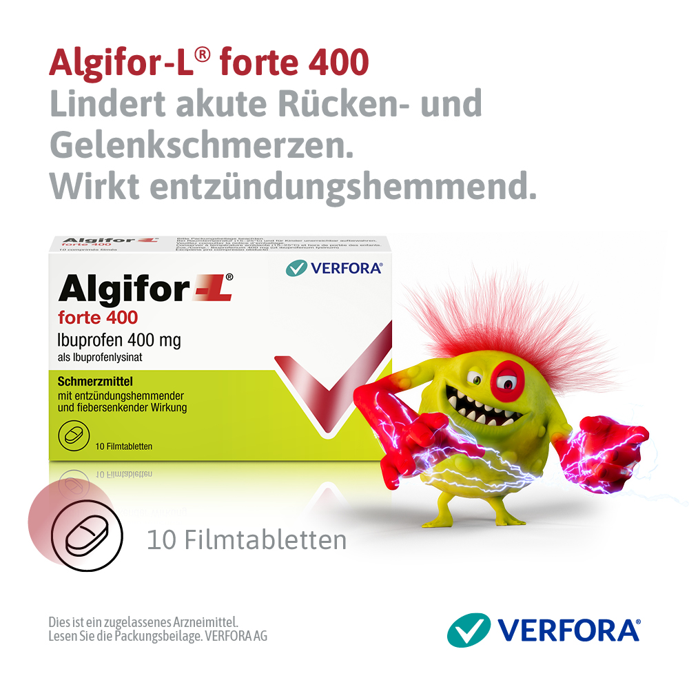 ALGIFOR-L forte cpr pell 400 mg 10 pce