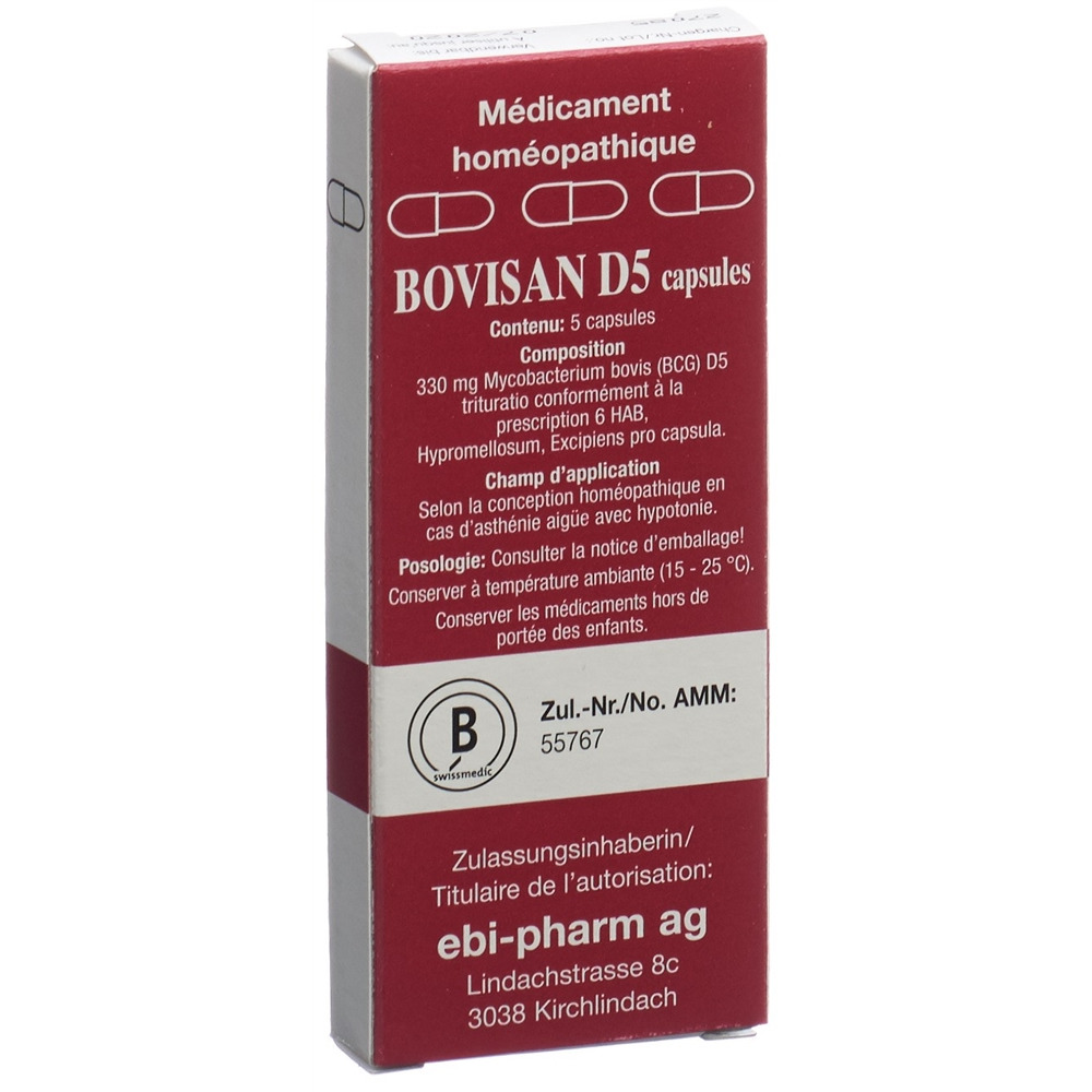 Bovisan D5, Kapseln