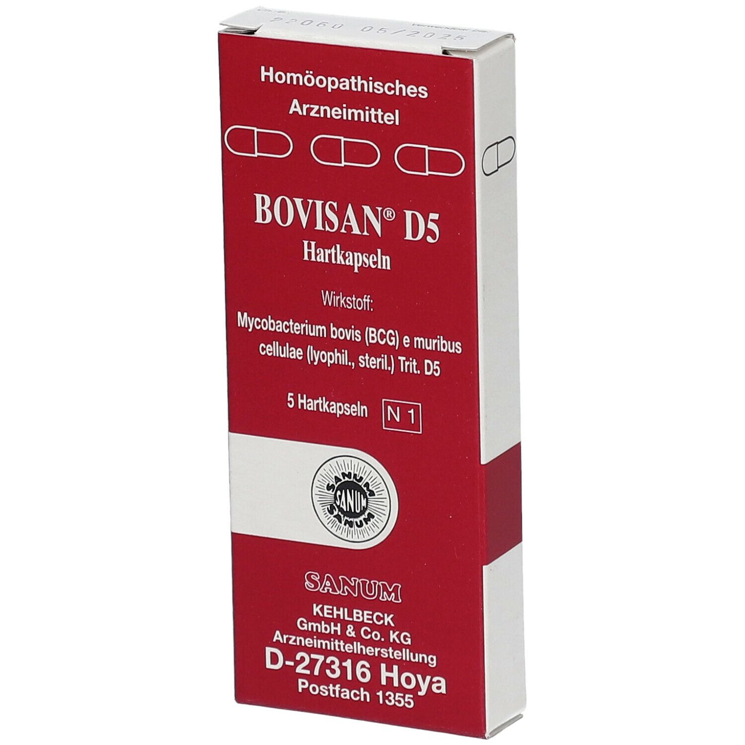 Bovisan D5, Kapseln