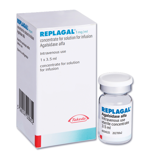 Replagal Durchstechflasche à 3.5 mL, Infusionskonzentrat
