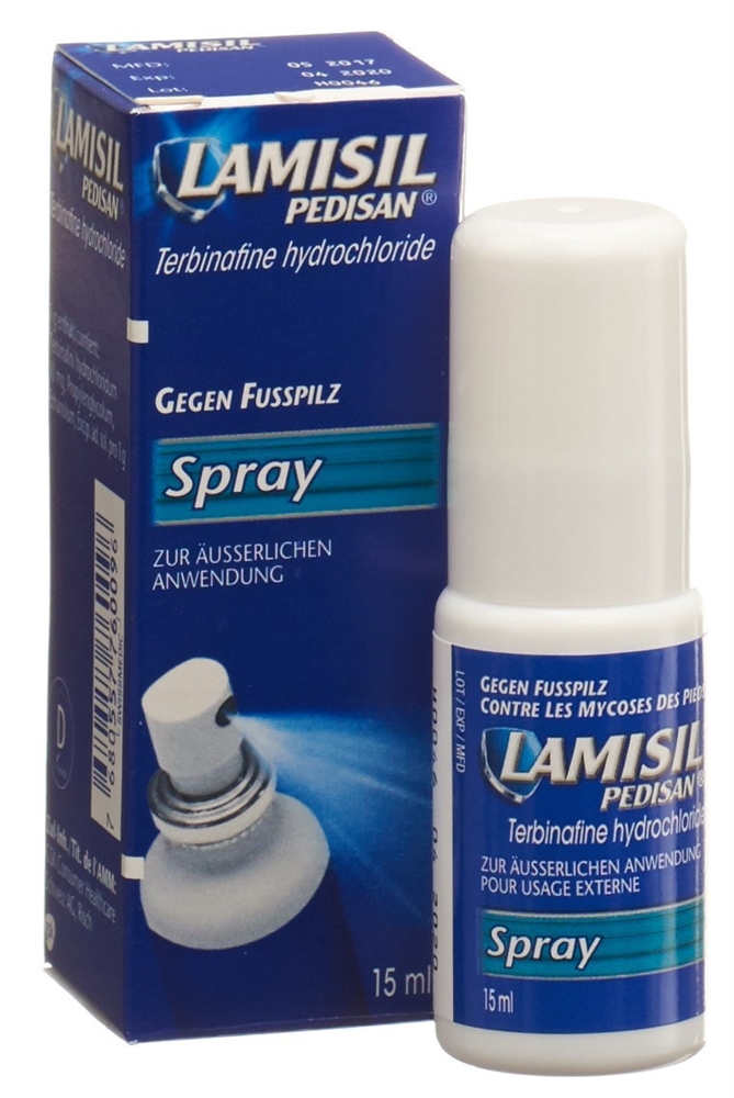 LAMISIL PEDISAN 10 mg/g  spray 15 ml