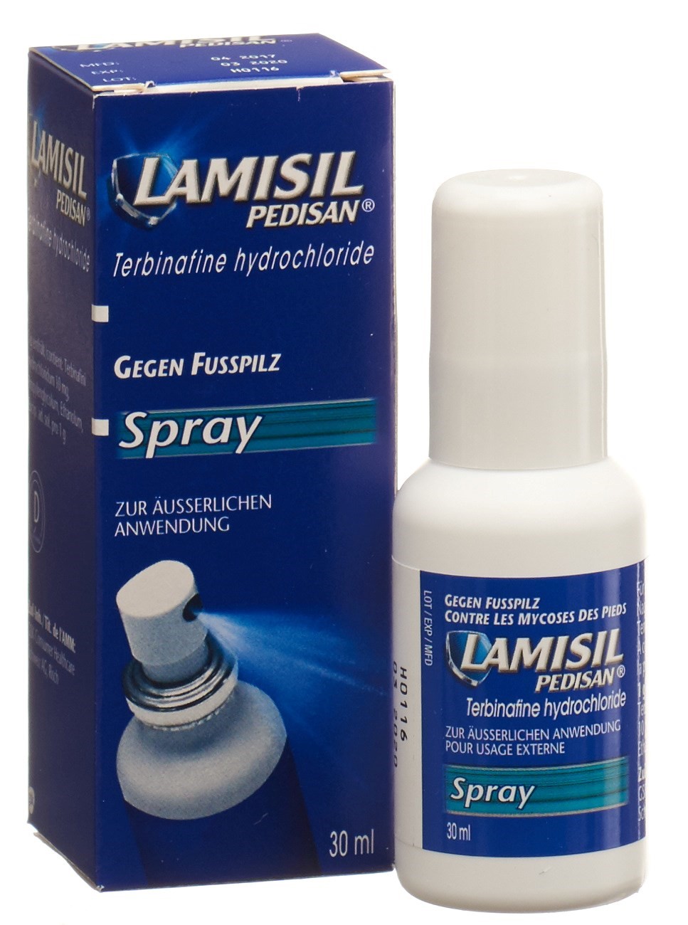 Lamisil Pedisan, Spray