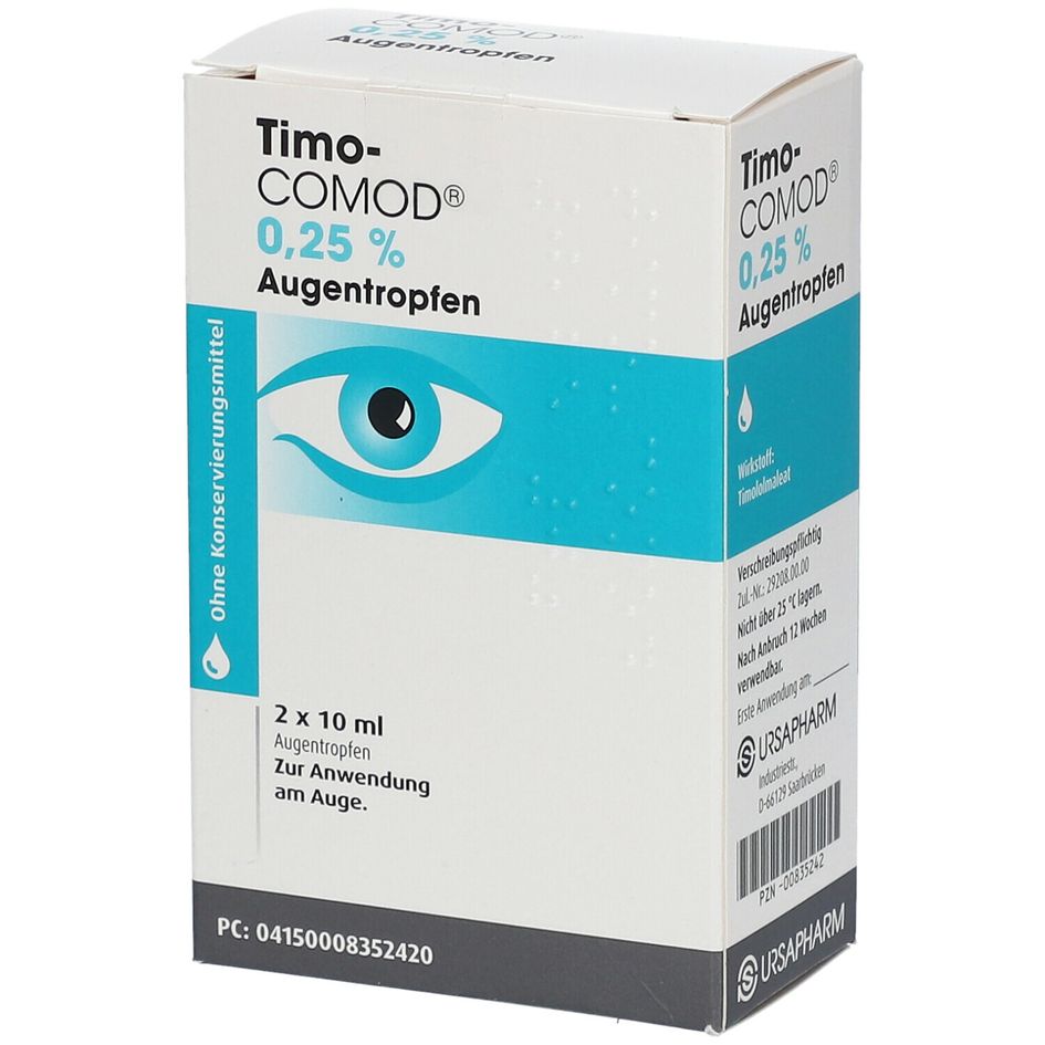 Timo-COMOD 0,25 %, Augentropfen