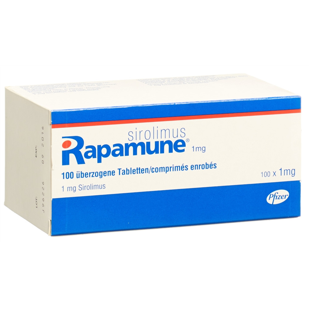 RAPAMUNE cpr 1 mg 100 pce