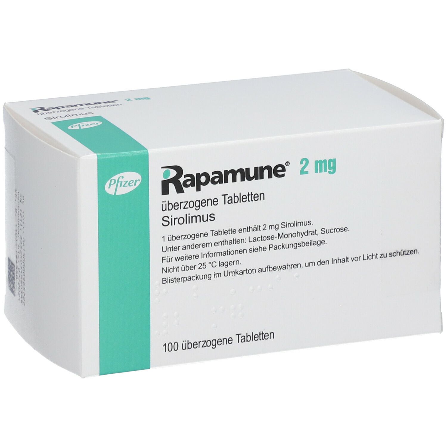 Rapamune 2 mg, überzogene Tabletten