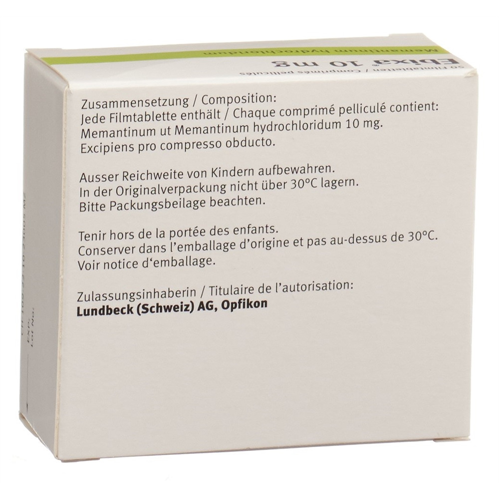 EBIXA cpr pellic 10 mg 50 pce