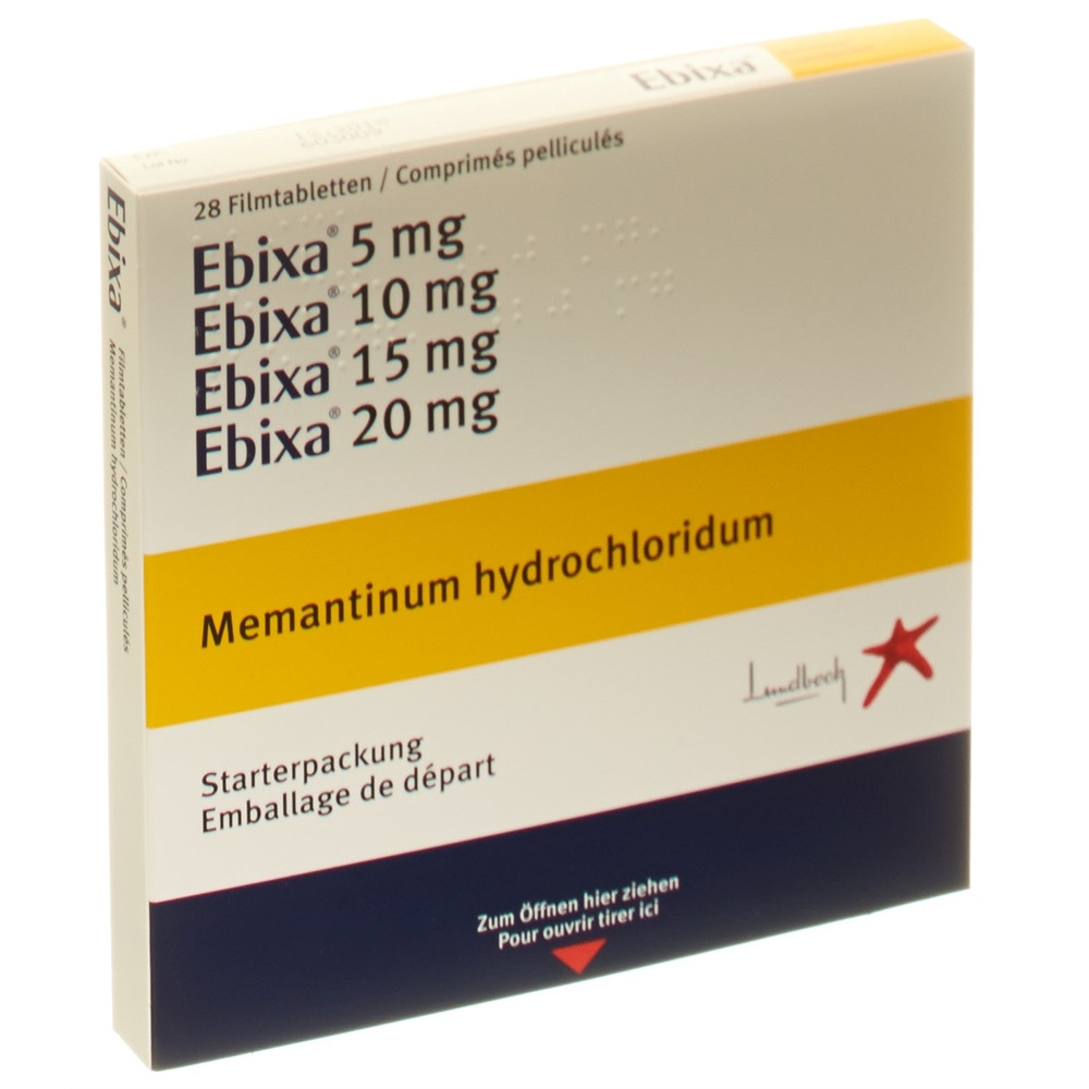 Ebixa 5 mg, 10 mg, 15 mg, 20 mg, Filmtabletten