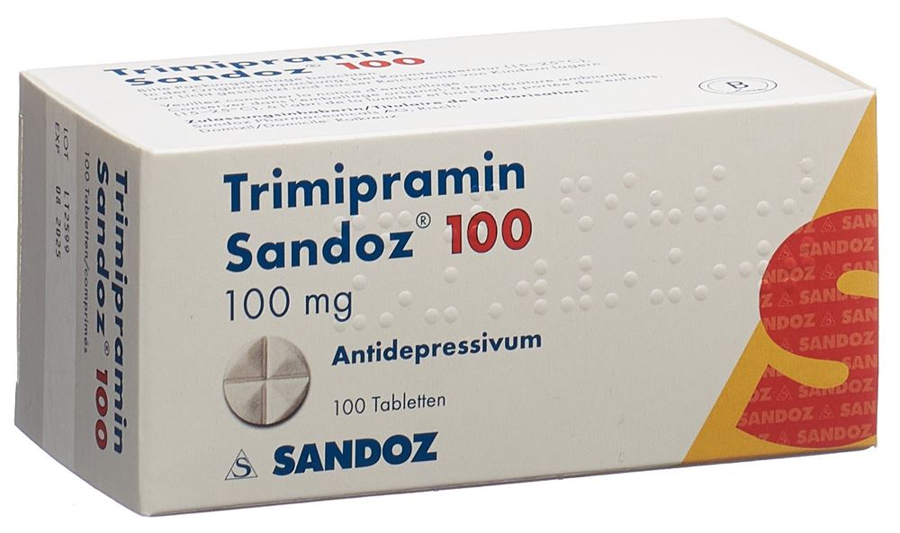 Trimipramin Sandoz 100, Tabletten