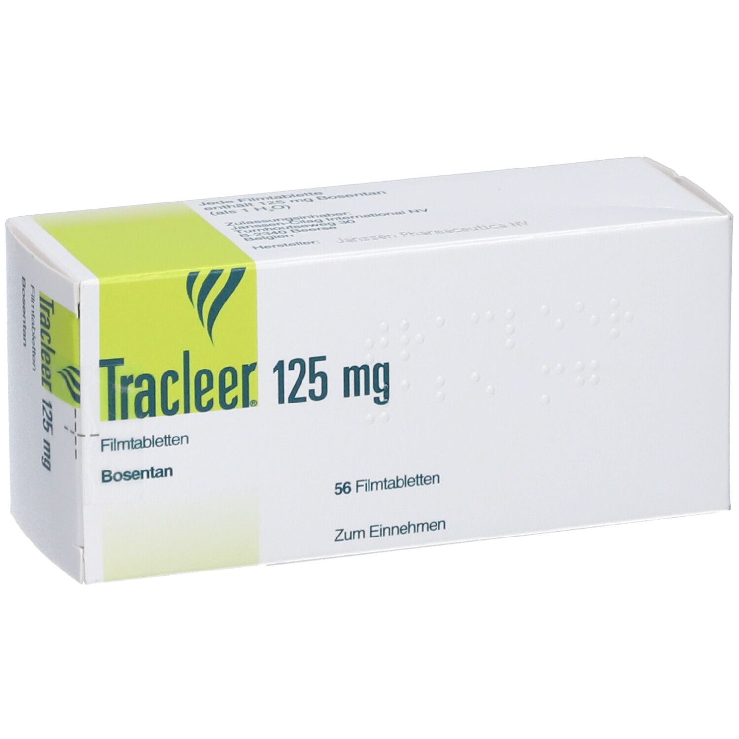 Tracleer 125 mg, Filmtabletten