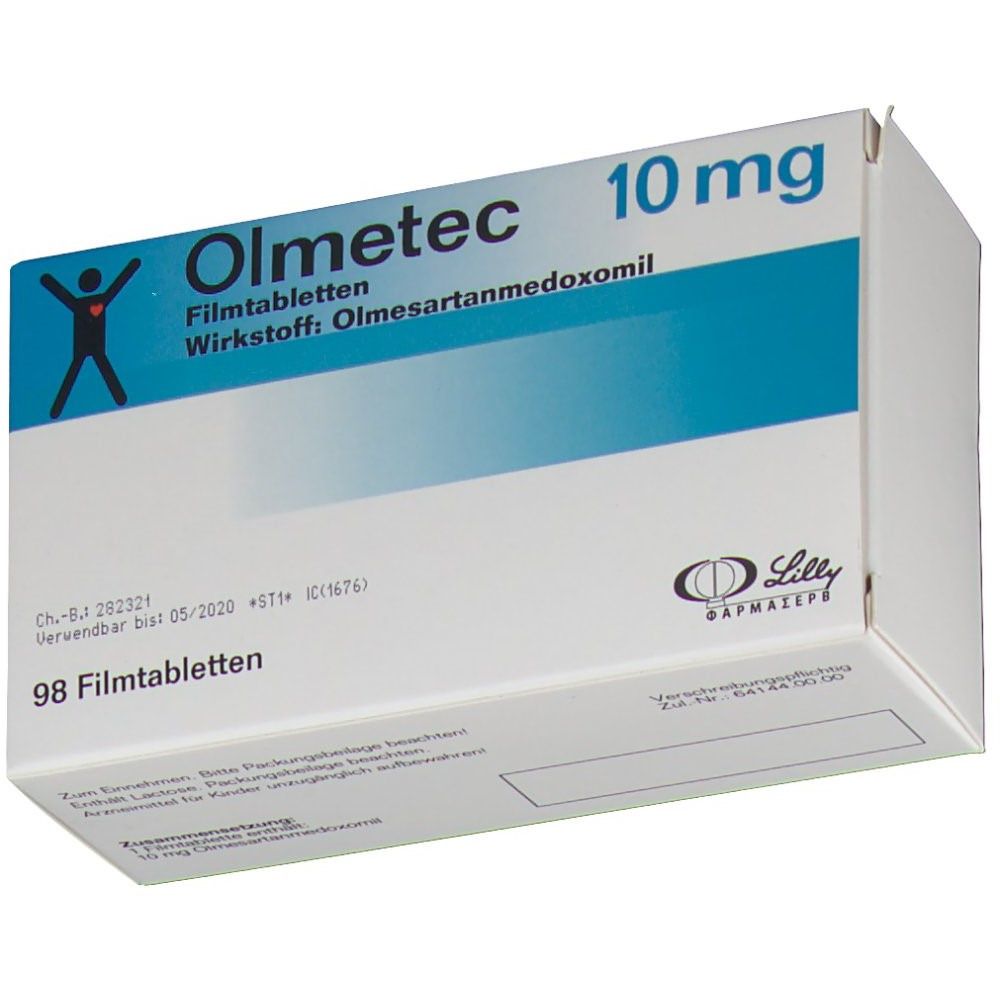 Olmetec 10 mg, Filmtabletten