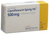 Ciprofloxacin Spirig HC 500, Filmtabletten