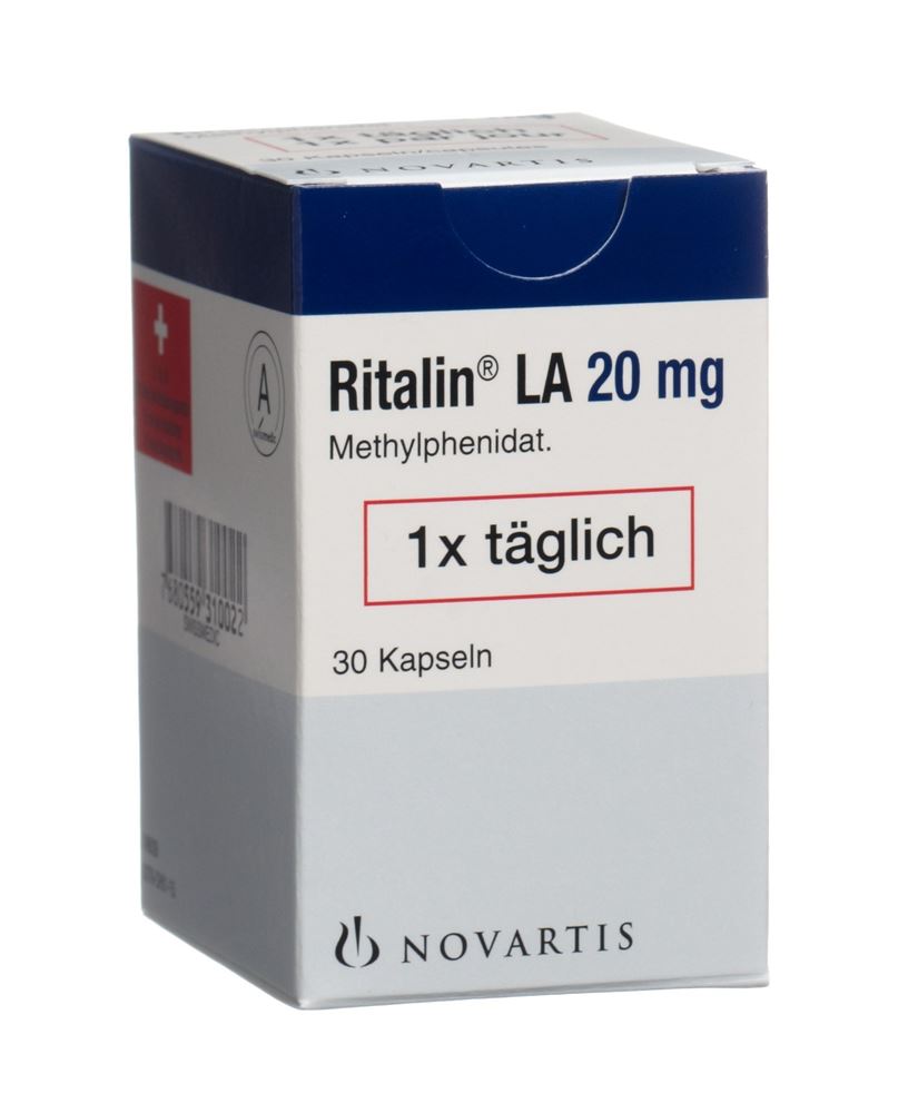 RITALINE LA caps 20 mg bte 30 pce