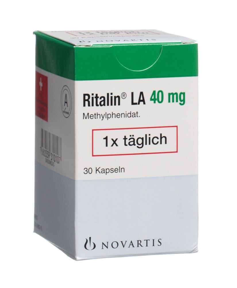 RITALINE LA caps 40 mg bte 30 pce