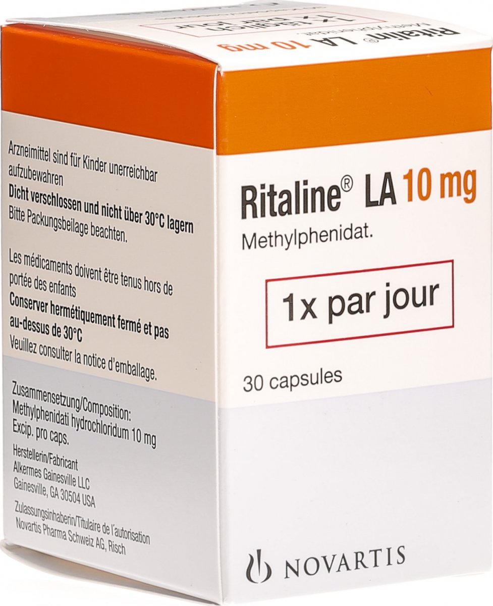 Ritalin LA 10 mg, Kapseln