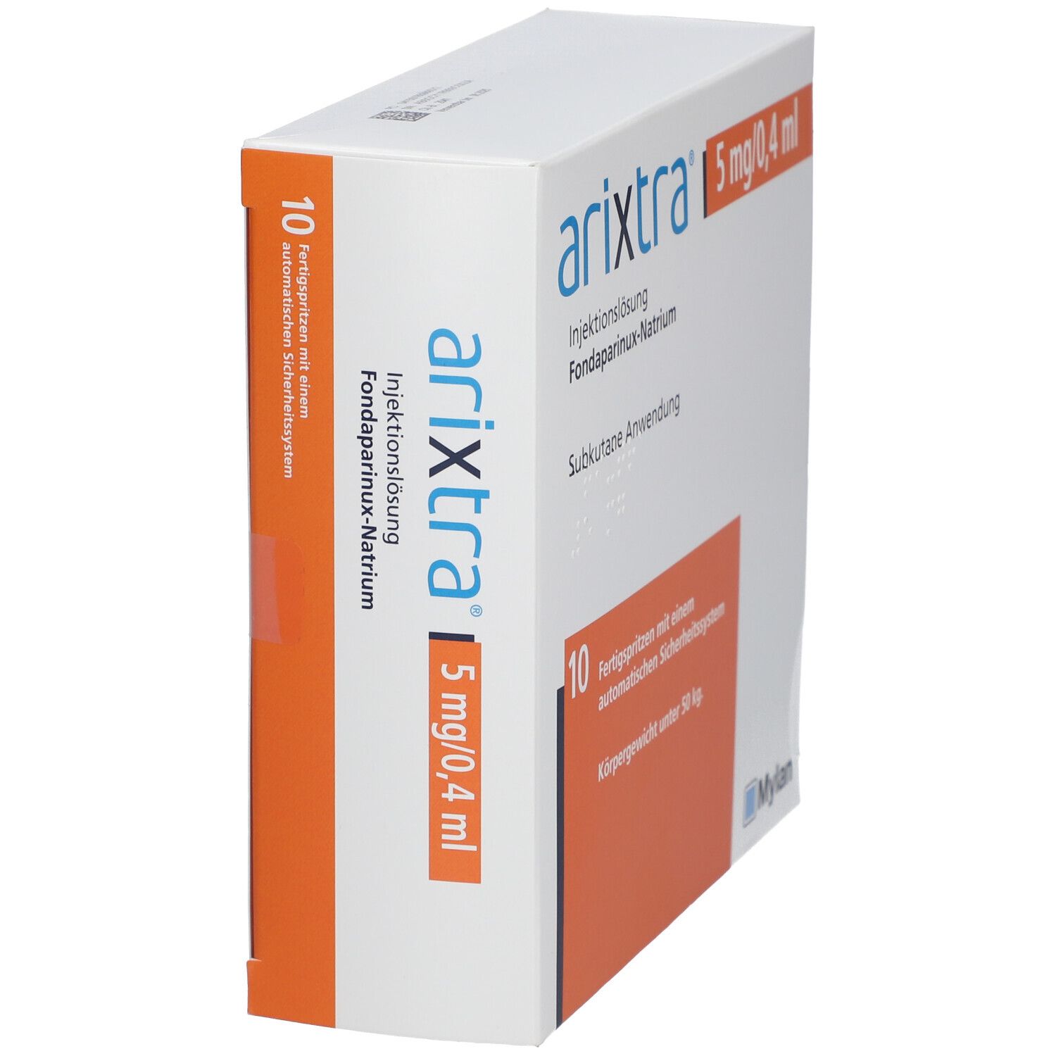 Arixtra 5.0 mg/0.4 ml, Injektionslösung