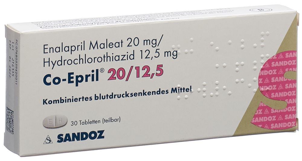 CO-EPRIL cpr 20/12.5 mg 30 pce
