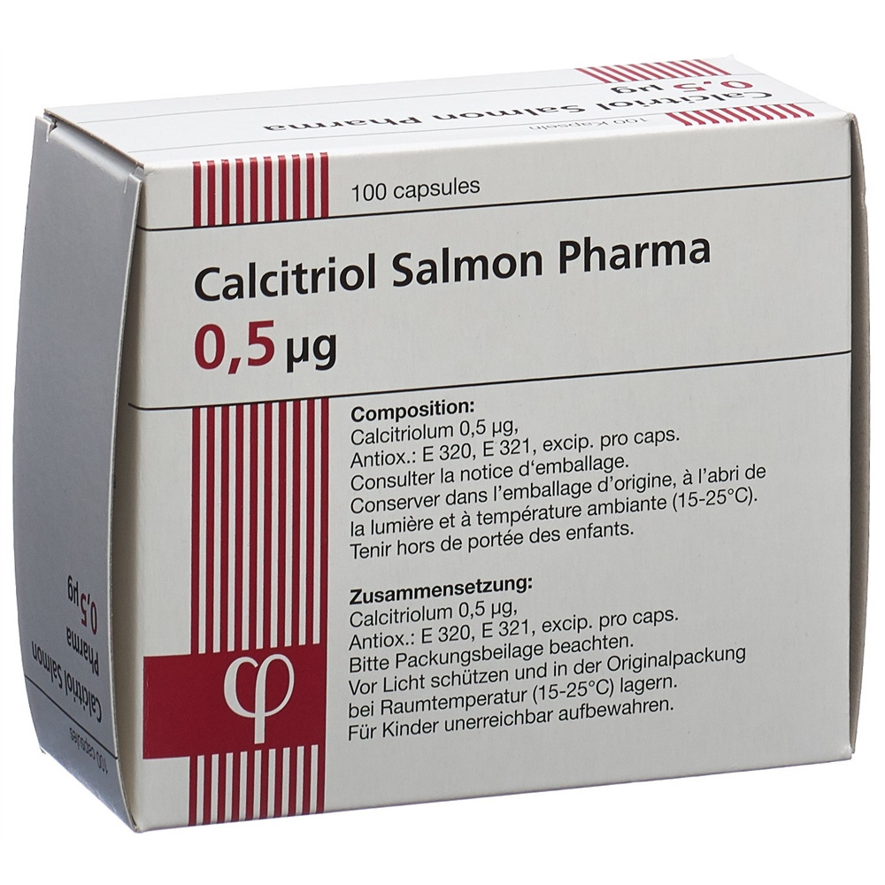 CALCITRIOL Salmon Pharma caps 0.5 mcg 100 pce