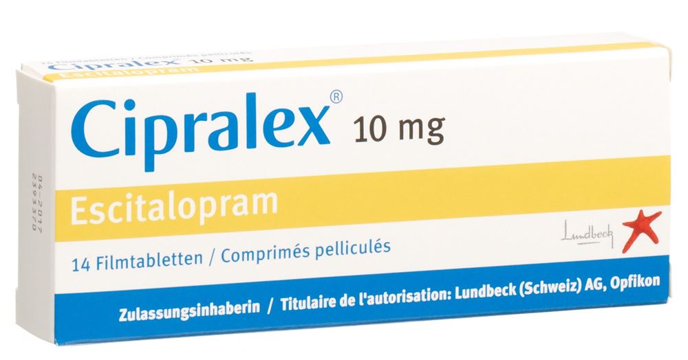 Cipralex cpr pell 10 mg, , Cipralex cpr pell 10 mg 14 pce