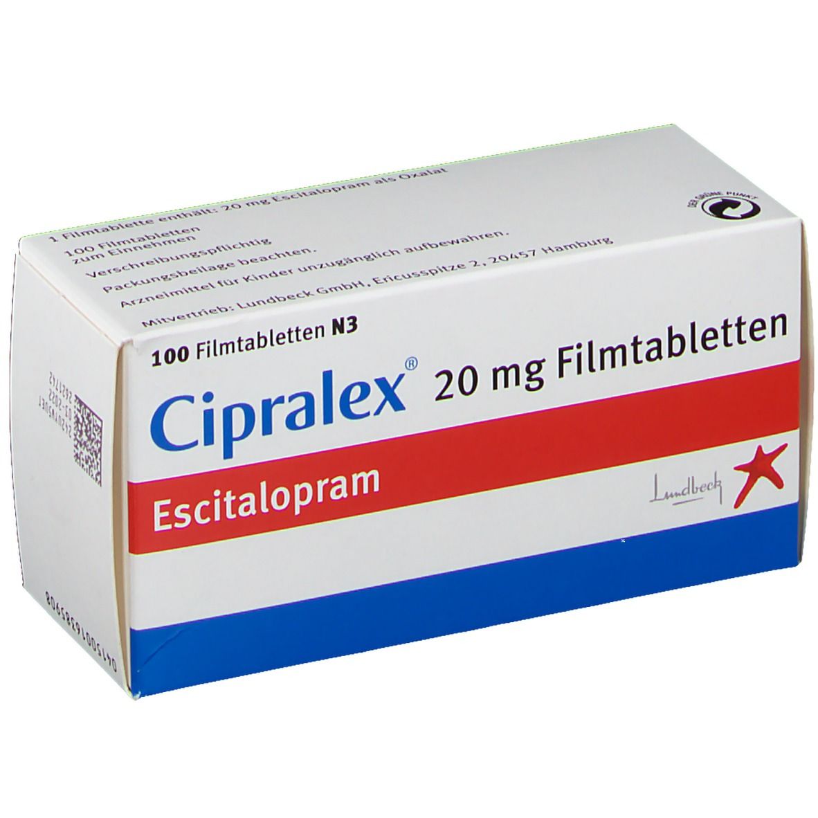 Cipralex 20 mg, Filmtabletten