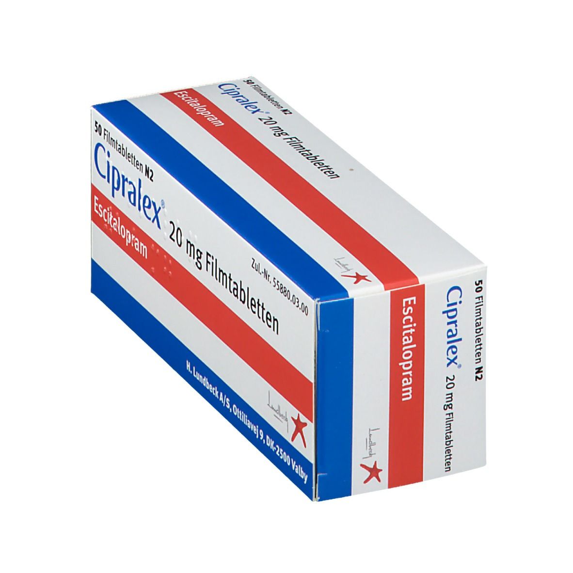 Cipralex 20 mg, Filmtabletten