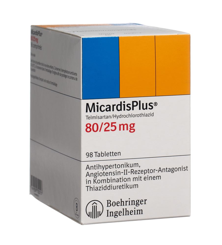 MICARDIS PLUS cpr 80/25 mg 98 pce