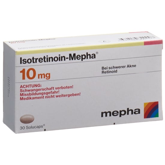 ISOTRETINOIN Mepha caps moll 10 mg 30 pce