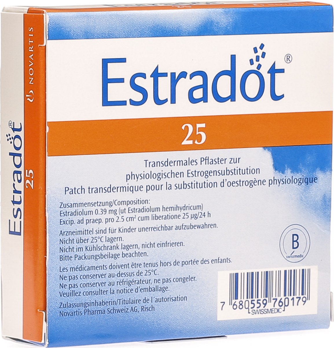 Estradot 25, Transdermales Pflaster