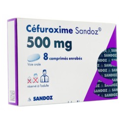 CEFUROXIME Sandoz cpr pell 500 mg (n) 14 pce