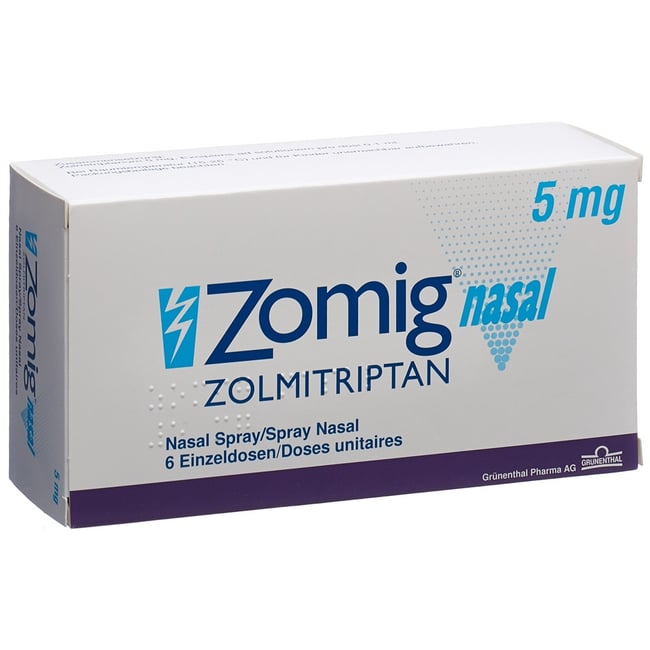 Zomig nasal 5 mg, Nasenspray