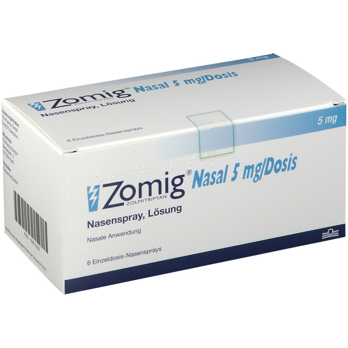 Zomig nasal 5 mg, Nasenspray