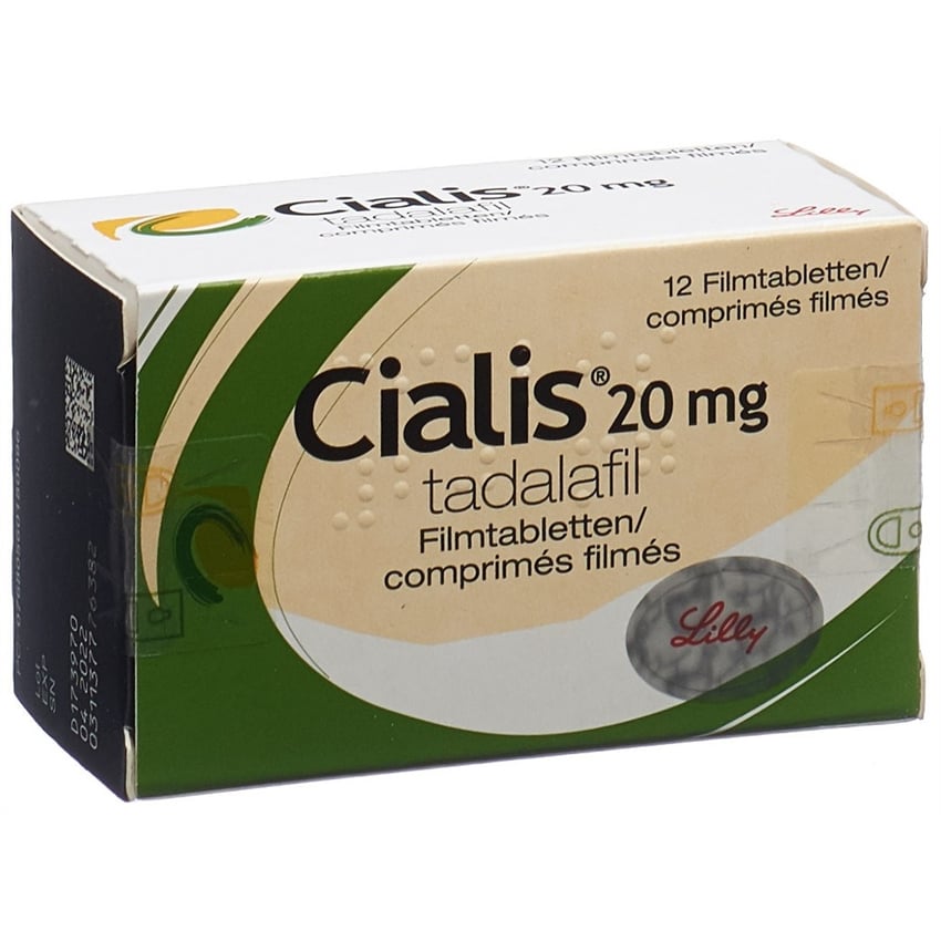 Cialis 20 mg, comprimés filmés