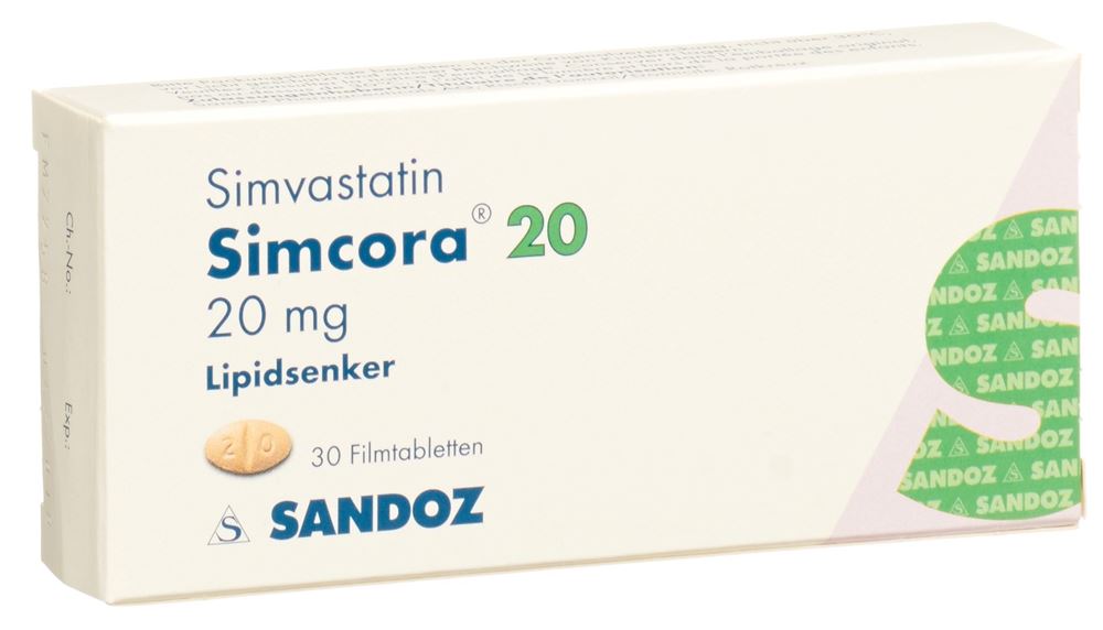 SIMCORA cpr pell 20 mg 30 pce